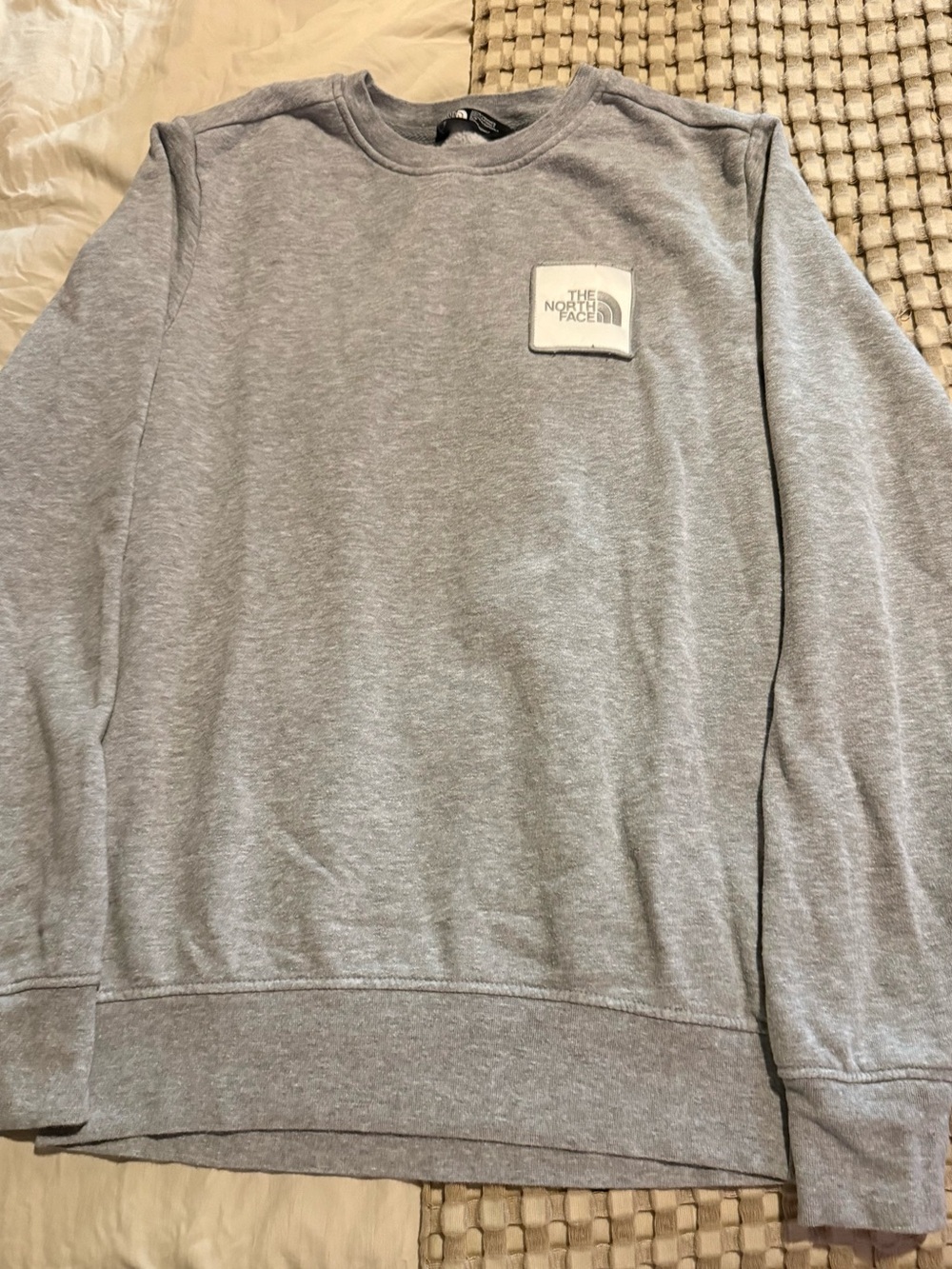 The North Face  Men’s Grey Crewneck Sweatshirt